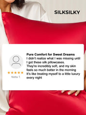 22Momme 100% Pure Silk Pillowcase - Hidden Zipper