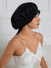 Pure silk Elegant Sleep Cap with Long Ribbons