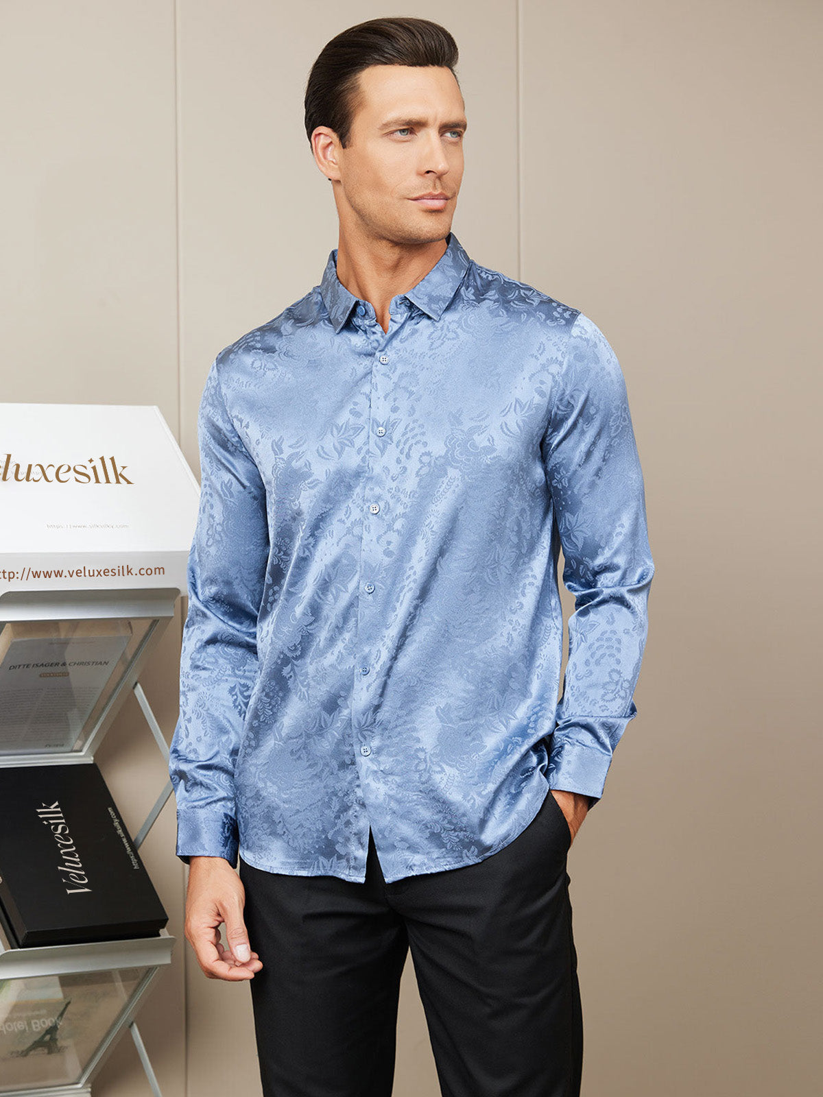 Silk Casual Men‘s Shirt