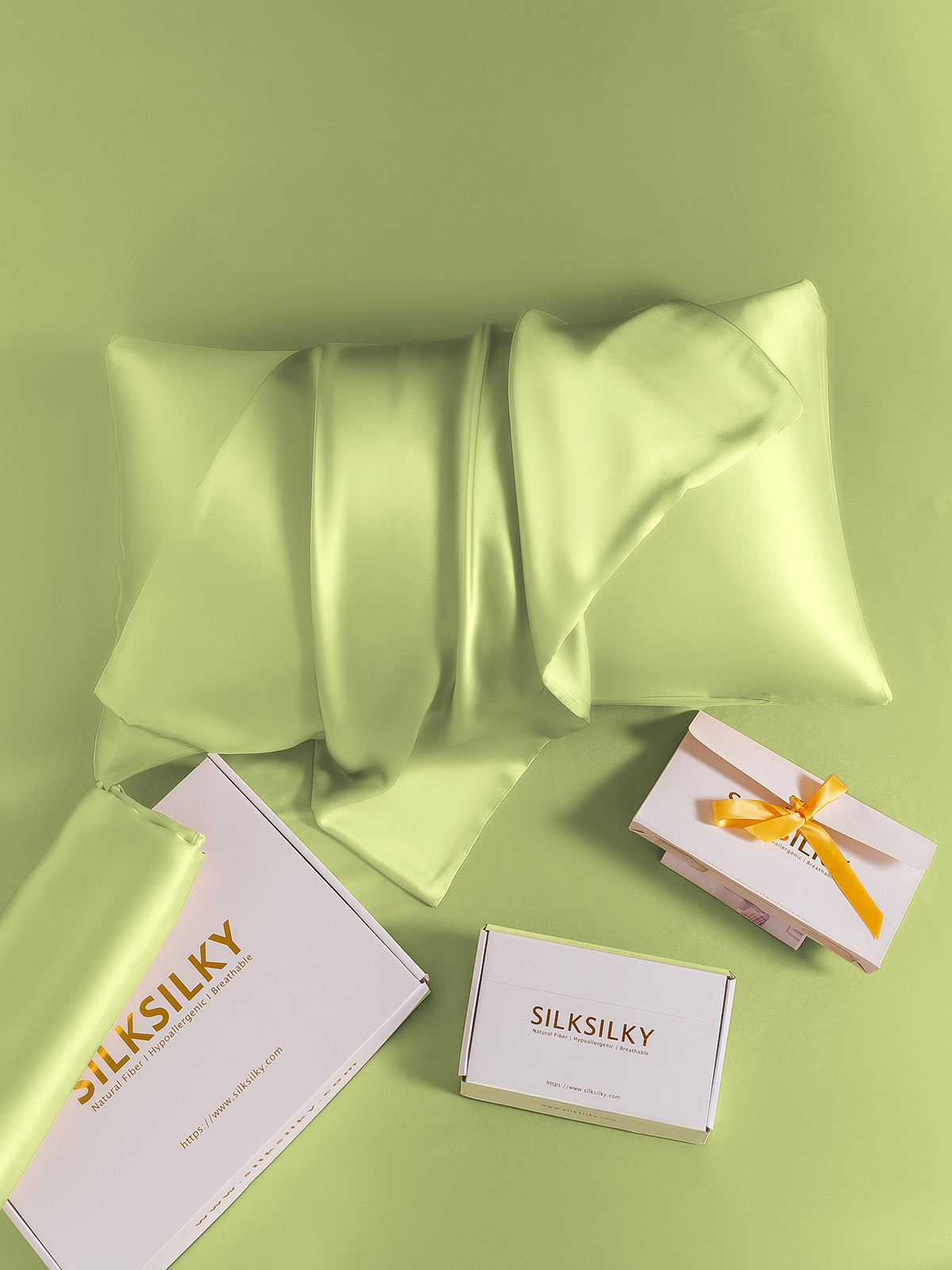 2Pcs 19Momme Pure Silk Pillowcases Bundle - Envelope