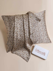 100% Mulberry Silk Pillowcase - Leopard