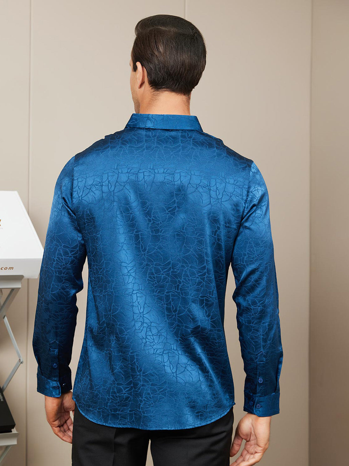 19 Momme Silk Long Sleeve Shirt For Men