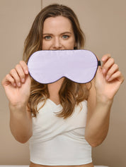 Pure Silk Solid Color Sleep Eye Mask