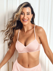 Sports Wireless Silk Knitted Comfort Bralette (Panty not included)