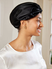 Pure Silk Night Turban Sleep Cap