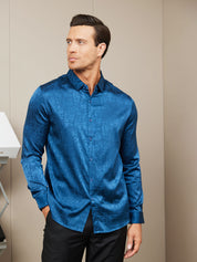 19 Momme Silk Long Sleeve Shirt For Men