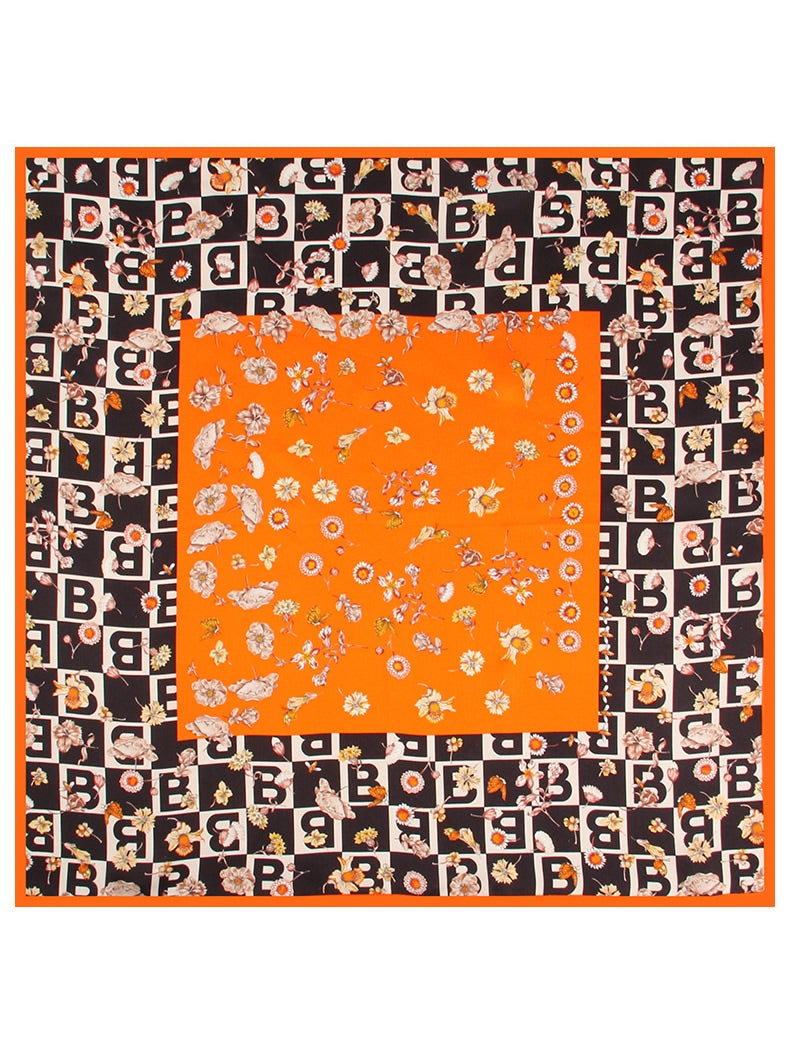 Pure Silk Printed Square Scarf 53x53cm/21