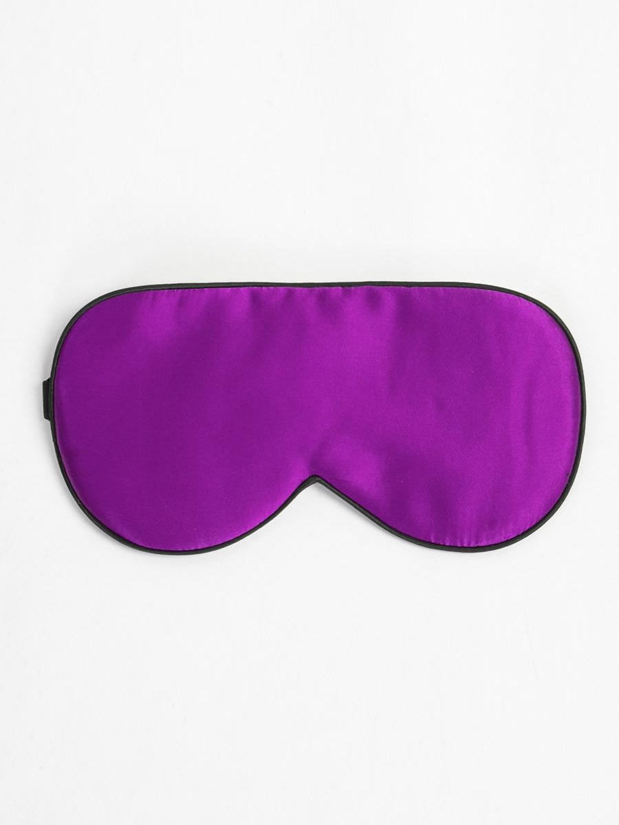 Pure Silk Solid Color Sleep Eye Mask