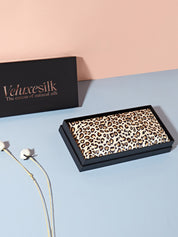 100% Mulberry Silk Pillowcase - Leopard