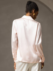 19 Momme Basic Silk Long-Sleeved Shirt