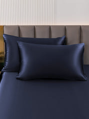 SilkSilky US 22Momme Pure Silk Pillowcase DarkBlue 001