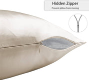 19Momme 100% Mulberry Silk Pillowcase - Hidden Zipper