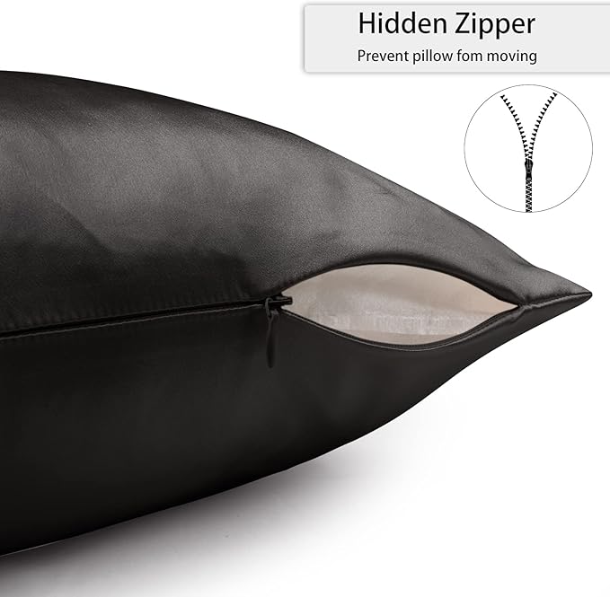 22Momme 100% Pure Silk Pillowcase - Hidden Zipper