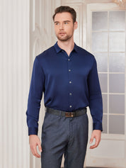 Classic Silk Mens shirt with Long Sleeves