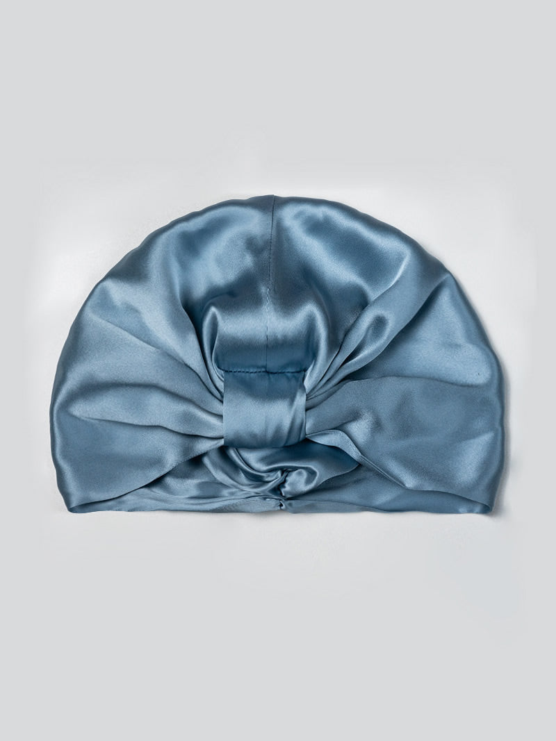 Pure Silk Double Layer Night Turban Sleep Cap