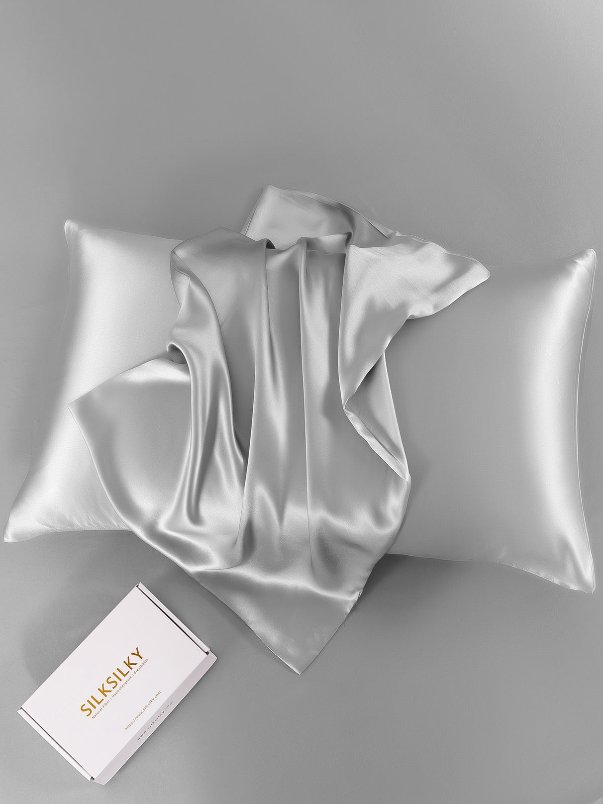 22Momme 100% Pure Silk Pillowcase - Hidden Zipper