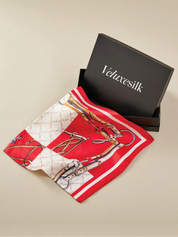 Holiday Gift - Pure Silk Printed Rectangle Scarf