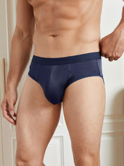 Men Briefs Breathable Silk Knitted Underwear