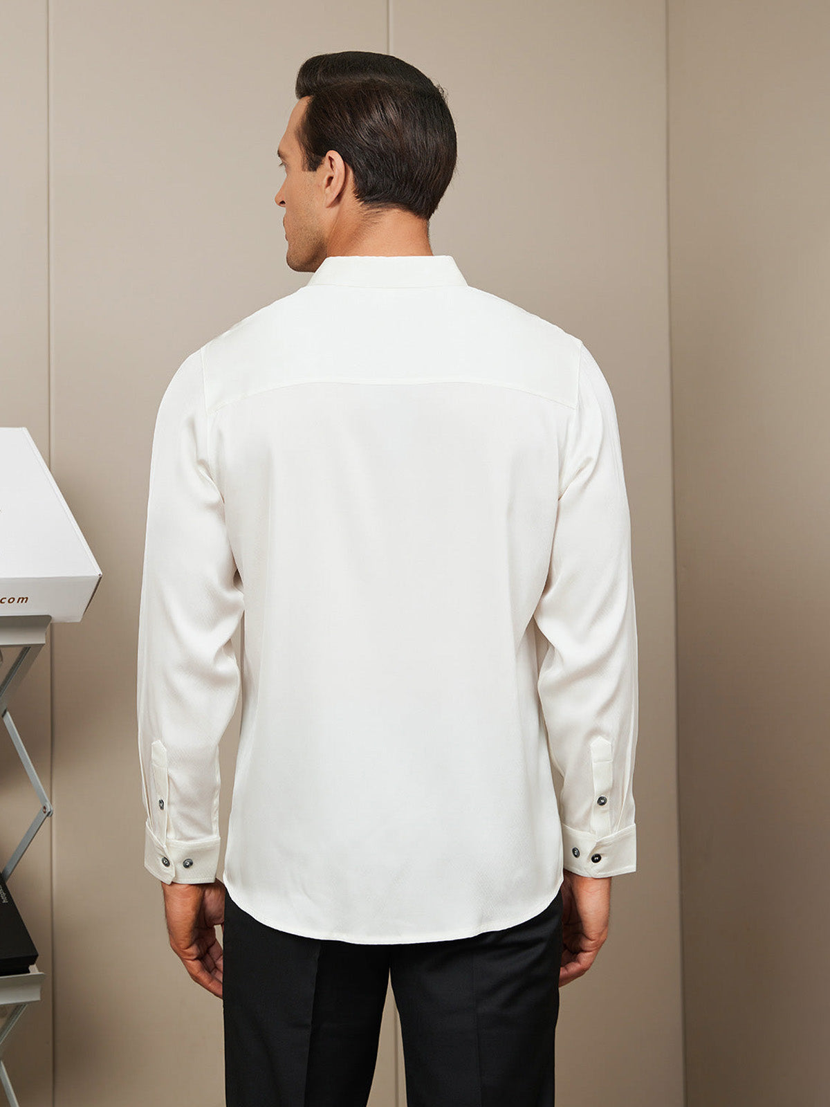 Classic Silk Mens shirt with Long Sleeves