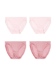 4Pcs Comfortable Mulberry Silk Kitted Panties (Bra NOT Included)