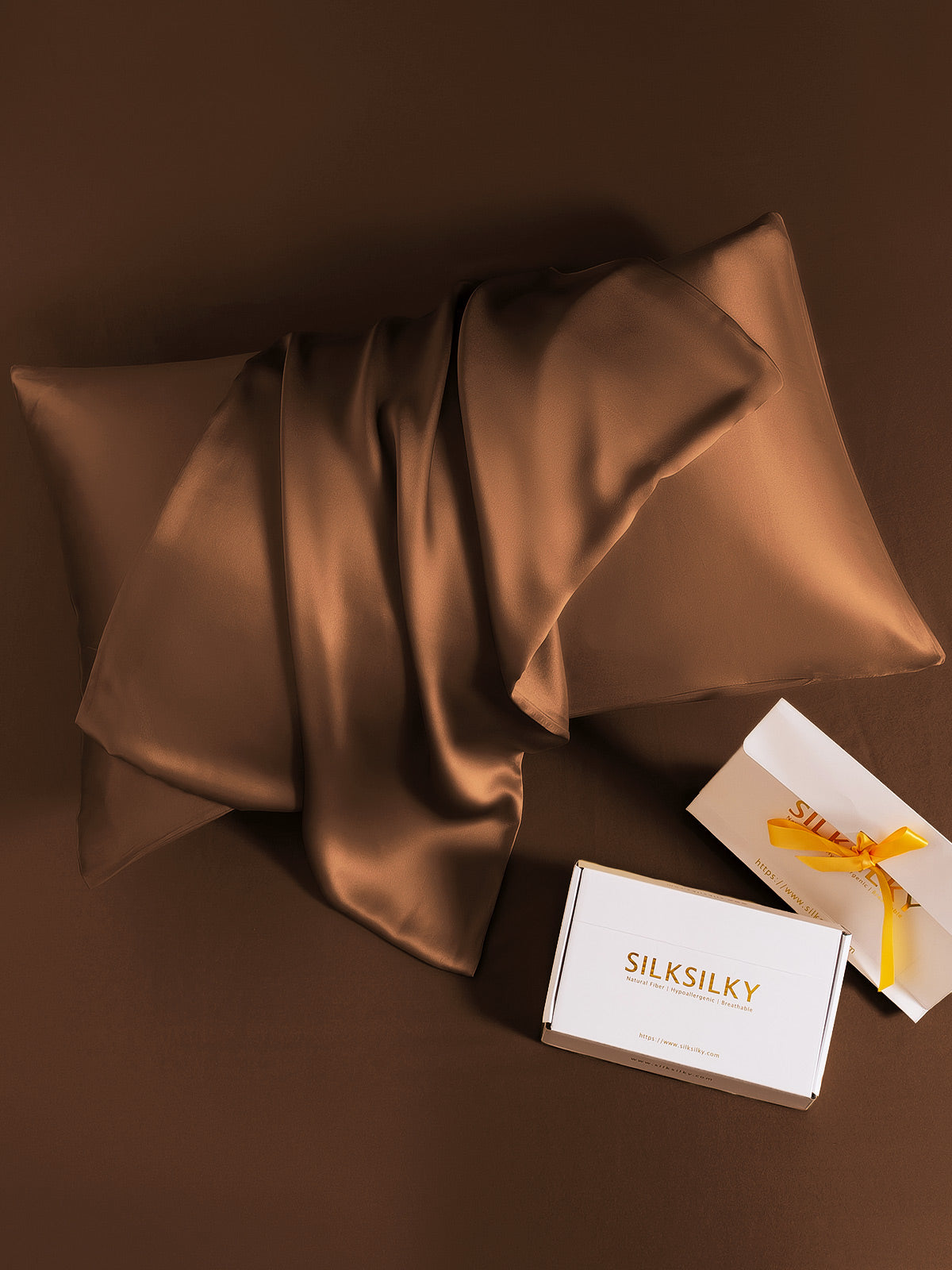 100% Mulberry Silk Pillowcase - Hidden Zipper