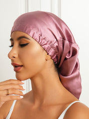 Silk Elegant Night Bonnet Sleep Cap