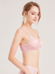 Comfortable Wireless Silk Knitted Bra (Panty not included)