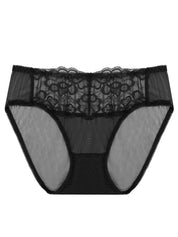 Lace Low Waist Silk Knitted Panty (Bra NOT Included)