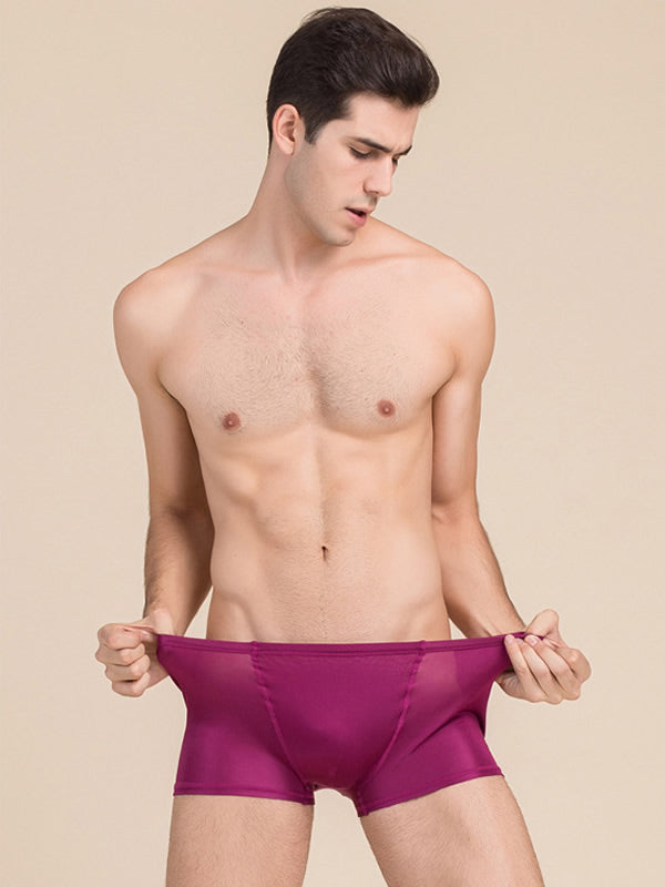 Silk Knitted Men‘s Boxers Underwear