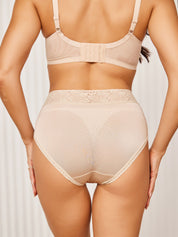 Lace Flower Silk Knitted Panty (Bra NOT Included)