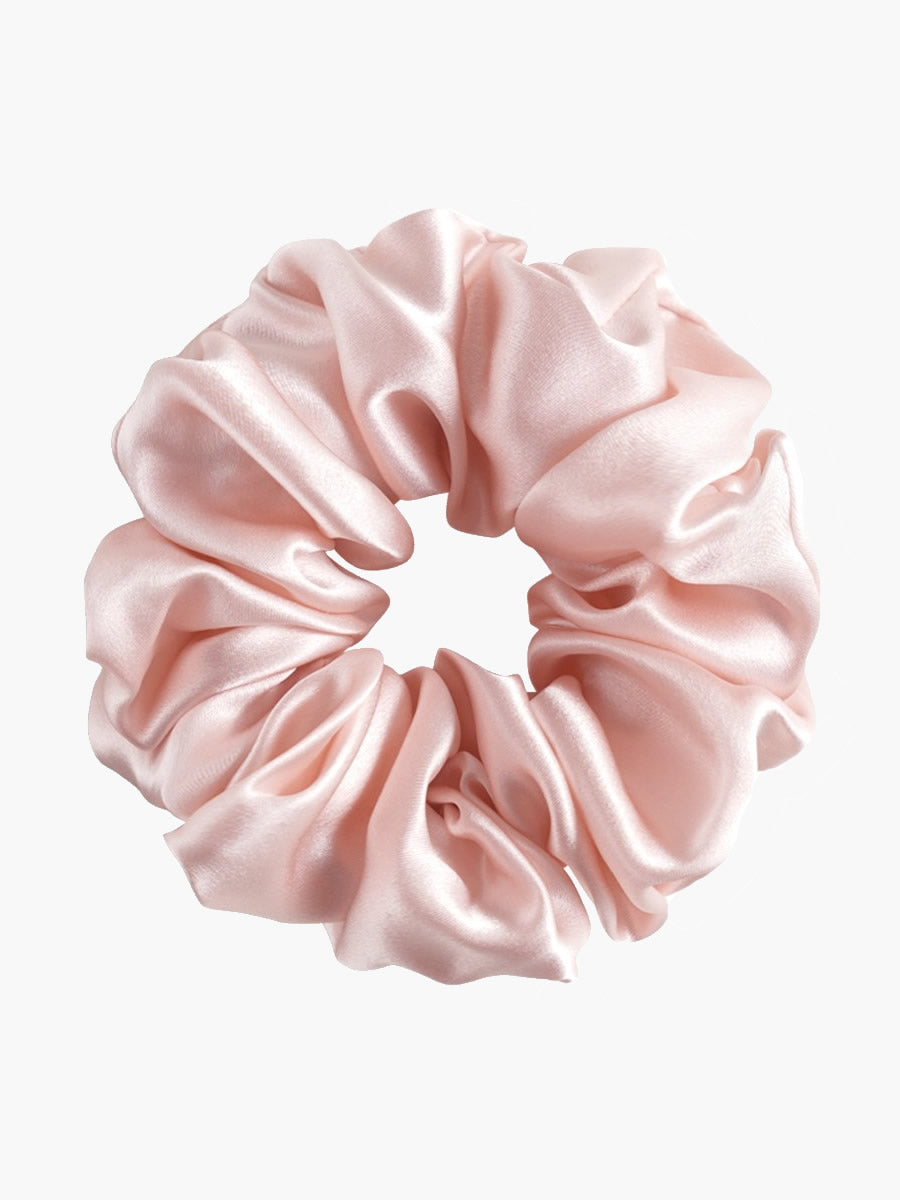 Pure Silk Midnight Scrunchies - Oversized - 6cm