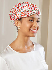 Pure Silk Night Turban Sleep Cap