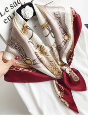 SilkSilky US Pure Silk Scarf Wine 001