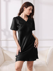 Pure Silk Casual Smock Nightgown