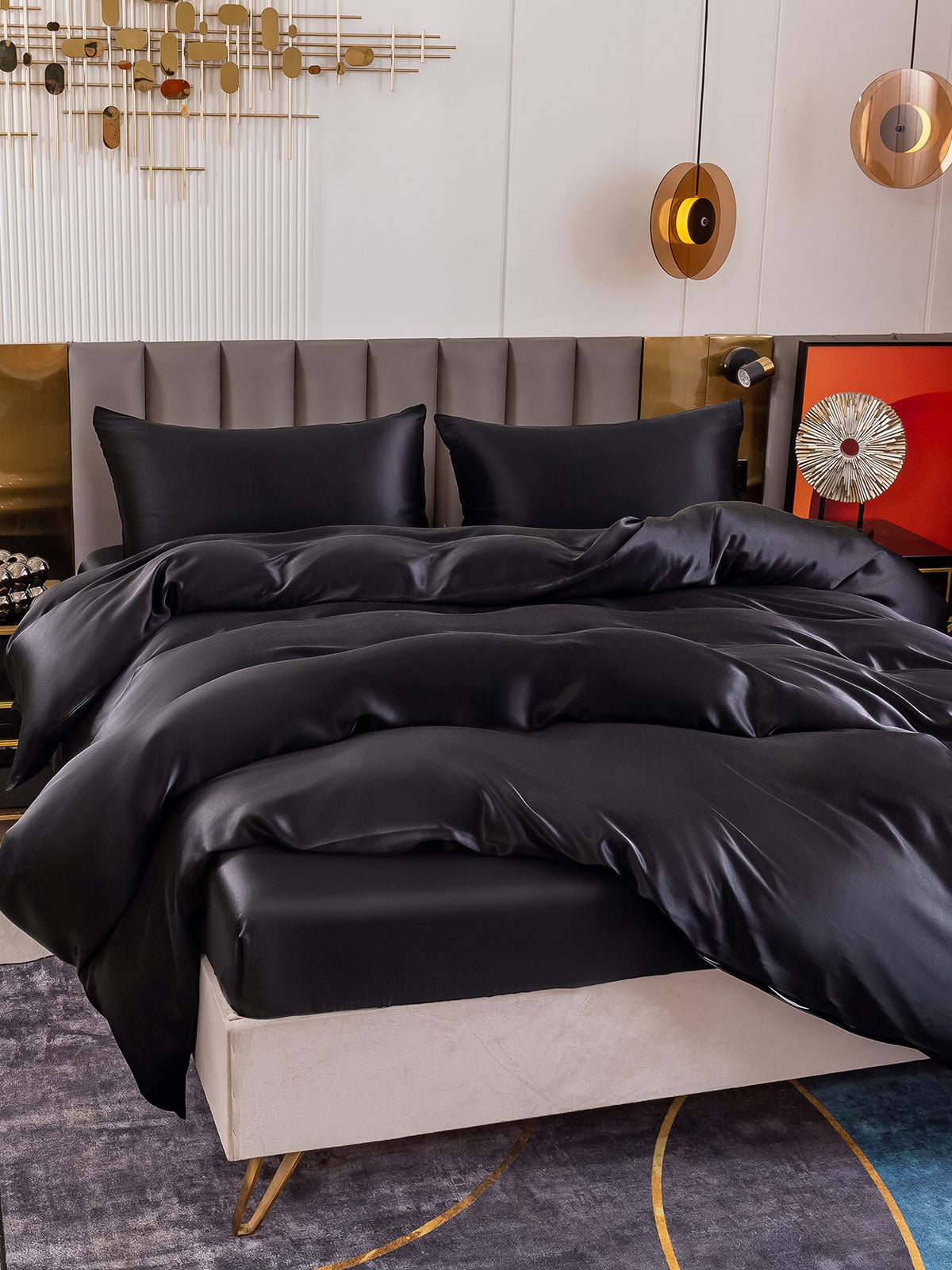 22Momme Mulberry Silk Seamless Duvet Cover