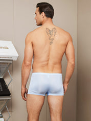 Men‘s Mulberry Silk Knitted Boxer Briefs Underwear