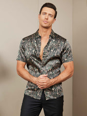 19 Momme Luxury Short-Sleeved Silk Shirt