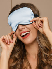 Pure Silk Solid Color Sleep Eye Mask