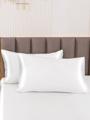 SilkSilky US 30Momme Pure Silk Pillowcase White 001