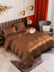 Silk Bed Set - Cooling all Night in Hot Summer (4Pcs Set)