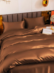 Silk Bed Set - Cooling all Night in Hot Summer (4Pcs Set)