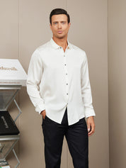 Classic Silk Mens shirt with Long Sleeves