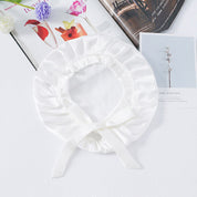 Pure Silk Lace Sleep Cap with Ribbons