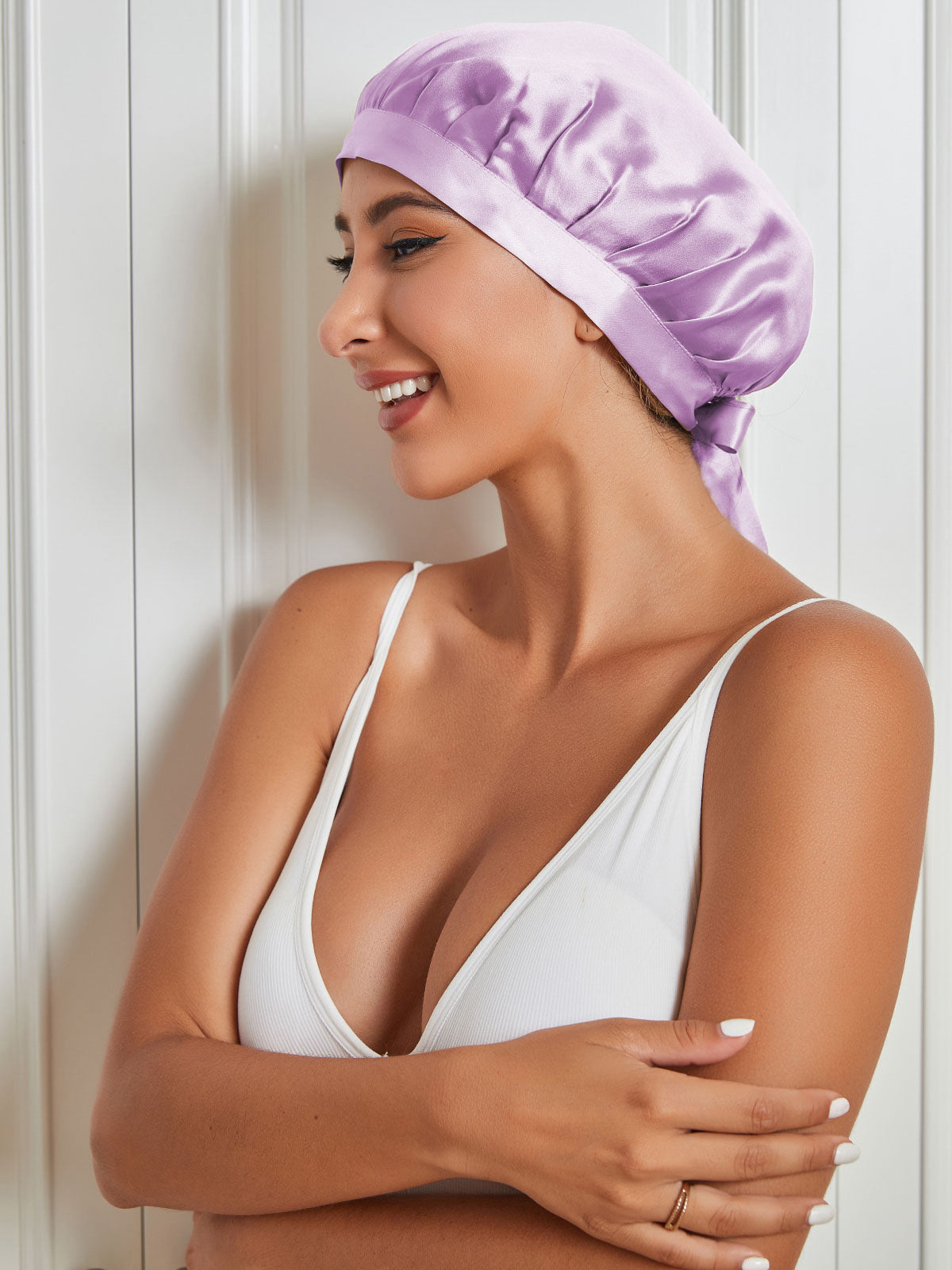 Pure Silk Classic Ribbon Nightcap