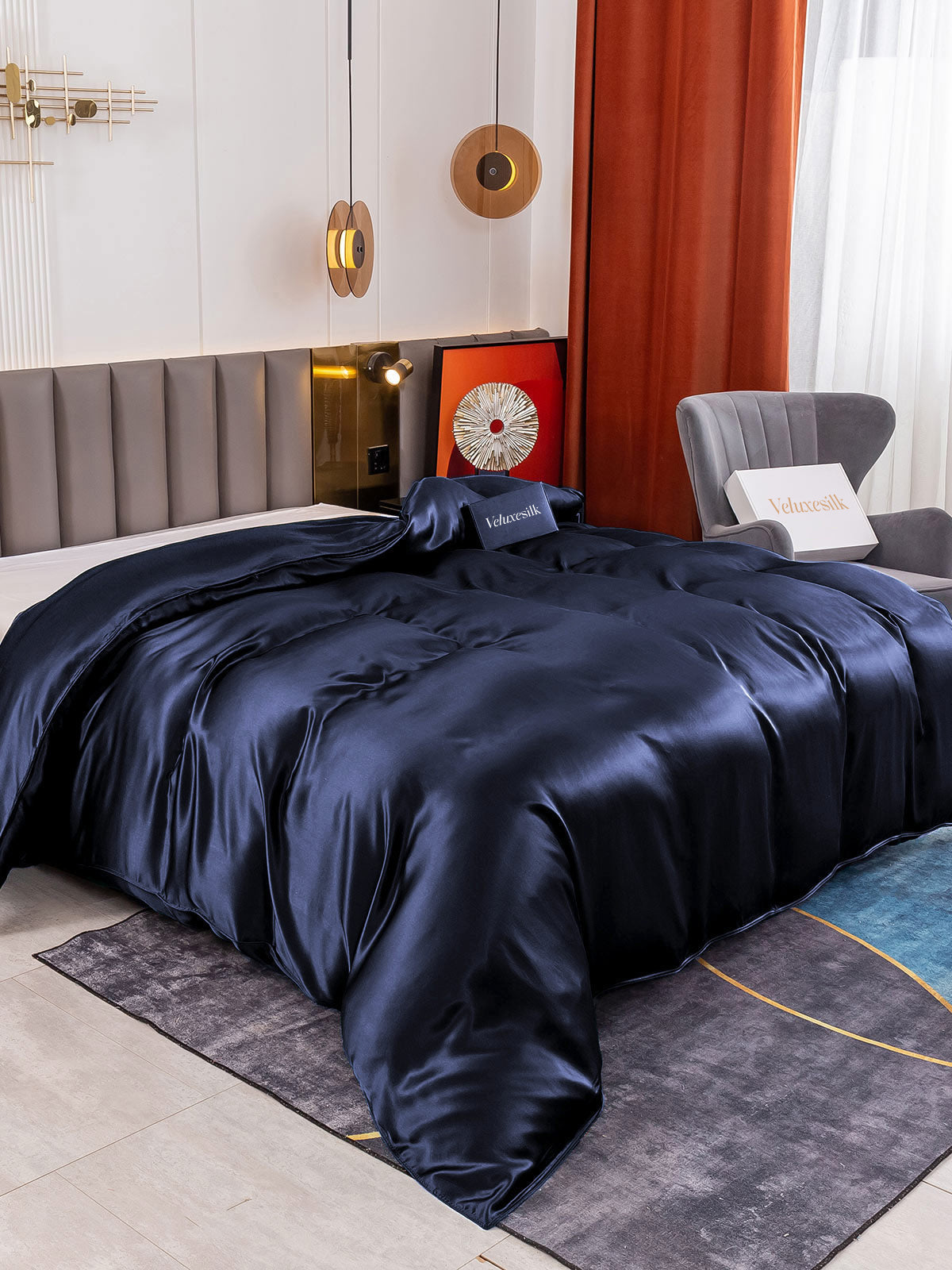 25Momme Mulberry Silk Seamless Duvet Cover (WITHOUT PILLOWCASES)