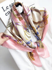 SilkSilky US Pure Silk Scarf Gold 001