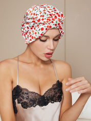 Pure Silk Night Turban Sleep Cap