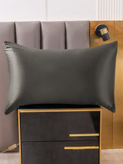 SilkSilky US 22Momme Pure Silk Pillowcase DarkGray 001