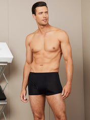 Men‘s Mulberry Silk Knitted Boxer Briefs Underwear