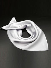 SilkSilky US Pure Silk Scarf Gray 001